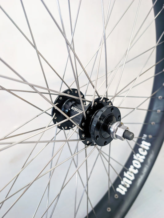 Front Wheel For Pedicabs and E-bikes - Unbroken Components